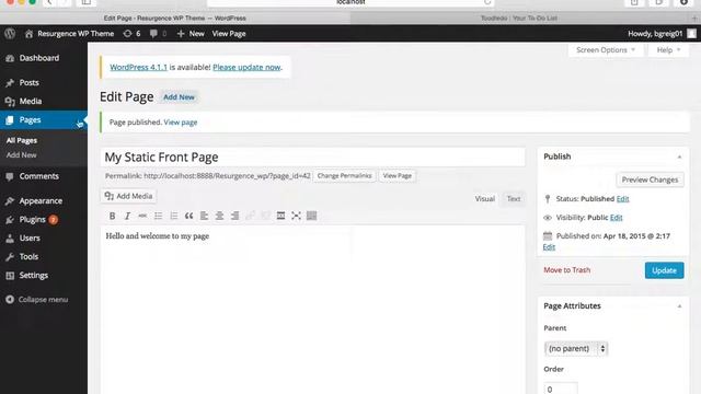 WPGrok Learn Wordpress in Minutes - Static Front Page смотреть онлайн