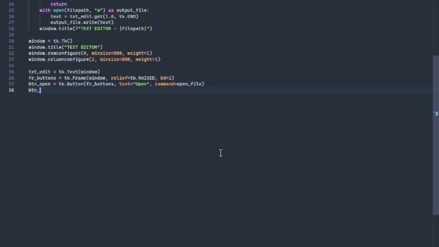 TEXT EDITOR IN PYTHON | WITH SOURCE CODE смотреть онлайн
