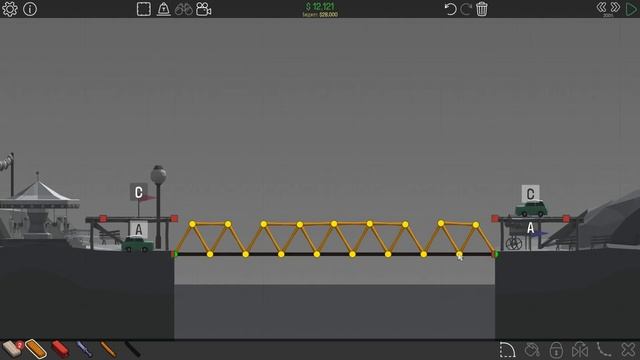 Что-то сложно.. :) | Poly Bridge смотреть онлайн