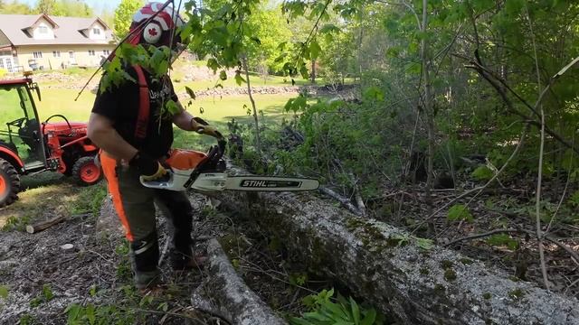 682 Big Maple Down. IGLAND 3501 Skidding Winch. Target Range Build Part 4.STIHL. Kubota. Grapple 4 смотреть онлайн