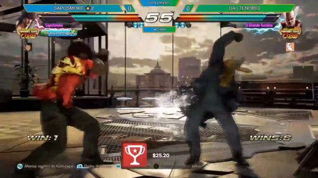 SapoSmoke vs Tenóbio || TOP 8 BRK #7 ||01/08|| - TEKKEN 7 смотреть онлайн
