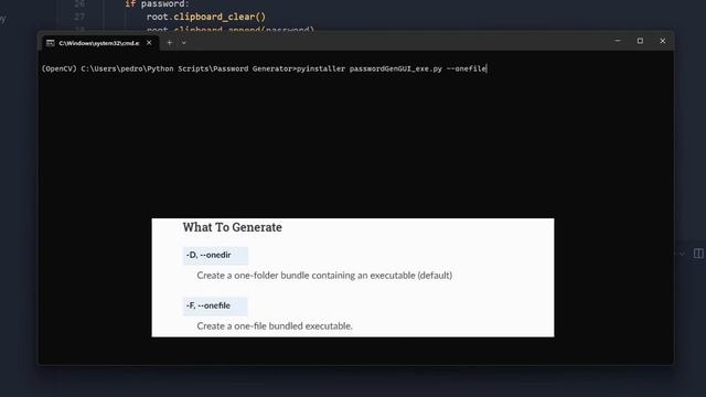 How to Convert Python File to Executable (.py to .exe) - Creating a Password Generator Executable смотреть онлайн
