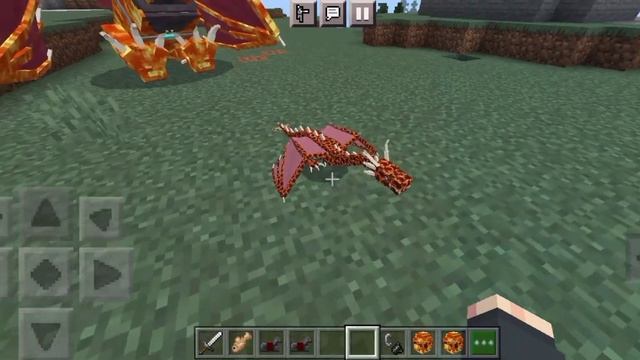 Fire Dragon Mod/Addon For Minecraft 1.17 (MCPE,Xbox,Bedrock Edition)