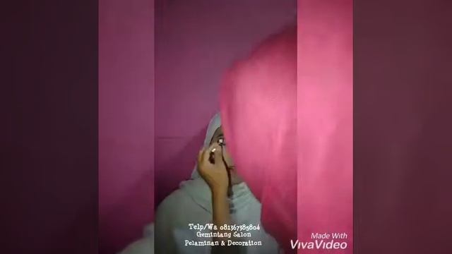 Tutorial make up & hijab pengantin Akad Nikah (Gemintang Salon Baturaja) смотреть онлайн