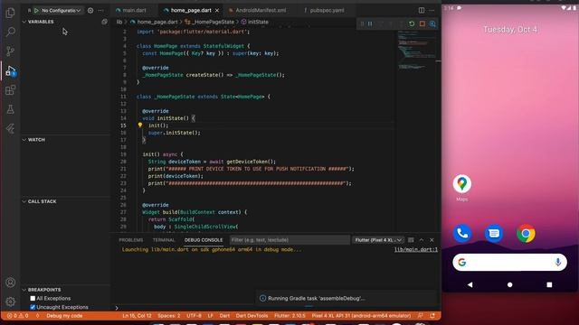 Flutter Firebase Cloud Messaging | Push Notification | Android Push Notification | FCM смотреть онлайн