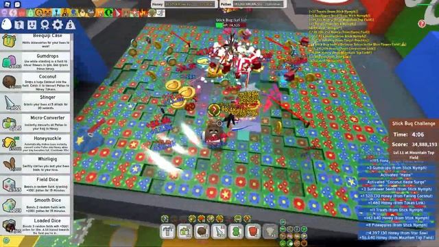 So I Did Stick Bug With Nox :) (Roblox Bee Swarm Simulator) смотреть онлайн