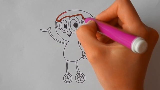 Как ПРОСТО нарисовать МИЛОГО РОБОТА ПРИШЕЛЬЦА, Рисуем Просто/774/How to draw a CUTE ALIEN ROBOT смотреть онлайн