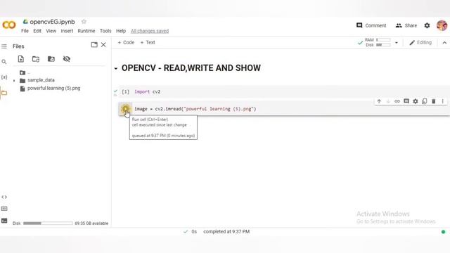OPENCV - HOW TO READ, WRITE AND SHOW AN IMAGE | EASY 5 LINES CODE IN PYTHON | GOOGLE COLAB OPENCV смотреть онлайн