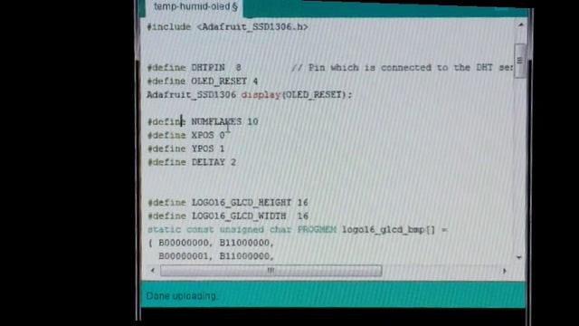 Arduino weather station with dht11 and oled display смотреть онлайн