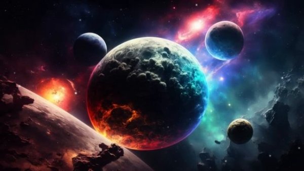 Space Ambient Music ✨ Space Journey Relaxation ✨ Flying in Planets