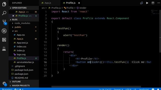 Event Handling in Reactjs # 11 | Click Event in Reactjs | Reactjs Tutorial for Beginners | Reactjs смотреть онлайн