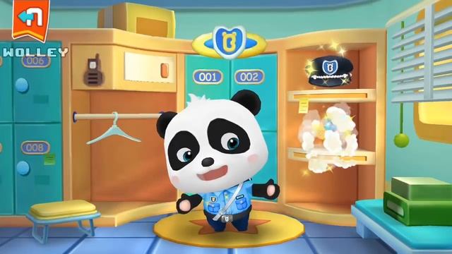Little Baby Panda Policeman - Kids Learn Safety and Observation Skills Fun Educational BabyBus Game смотреть онлайн