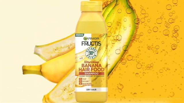 Garnier HAIR FOOD MENU - банан смотреть онлайн