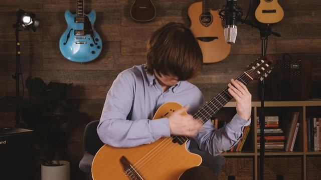 Funk Etude - Nikita Boldyrev (percussive fingerstyle on nylon string guitar) смотреть онлайн
