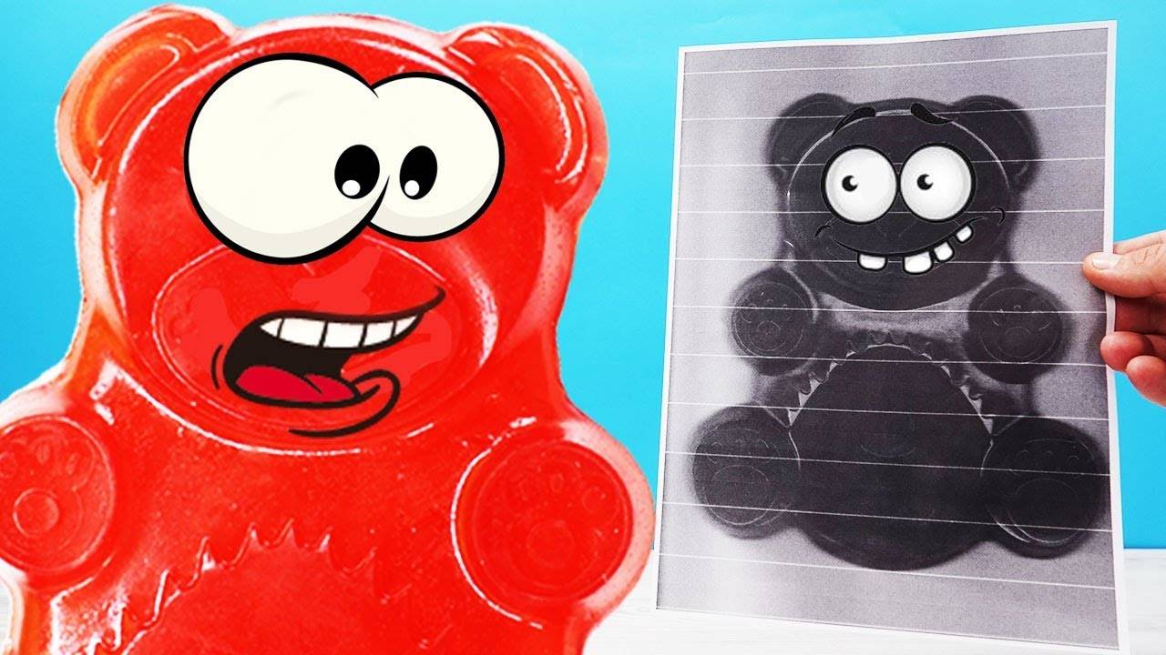 Что будет если отсканировать желейного медведя Валеру смотреть онлайн