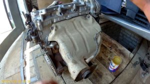 Течь масла с двигателя рено К4М