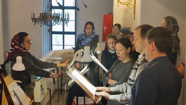 "Блажени яже избрал" заупокойный причастный стих гарм.Ковалевского смотреть онлайн