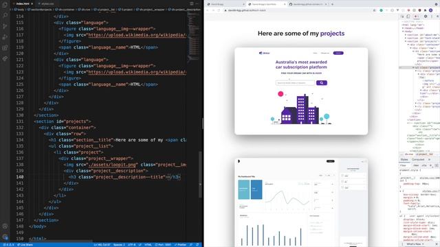 How to Build the Complete Portfolio Website | HTML & CSS смотреть онлайн