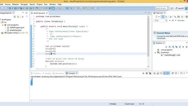 How to define Array in java смотреть онлайн