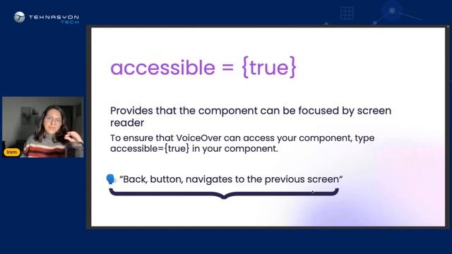 Introduction to Accessibility in React Native, İrem Karaoğlu - Meetup #12 смотреть онлайн