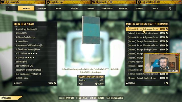 Fallout 76 - ist die Meisterhändler Karte NUTZLOS?!? - Charisma Test - Deutsch смотреть онлайн
