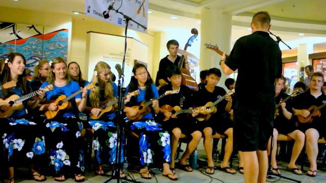 Langley Ukulele Ensemble 2014 - FLIGHT OF THE BUMBLE BEE