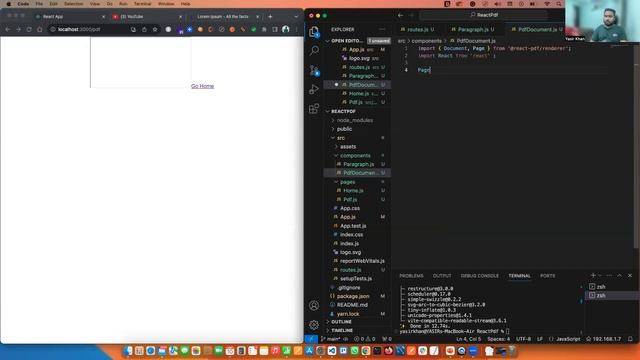 How to create PDF in React under 10 minutes | HTML 2 PDF | REACT to PDF смотреть онлайн