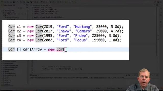 Java How to write objects to file смотреть онлайн