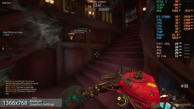 Midnight Ghost Hunt | AMD Ryzen 3 3200U Vega 3 смотреть онлайн