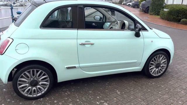 Fiat 500 Mint Green смотреть онлайн