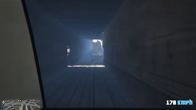Grand Theft Auto V почти вся линия метро Лос Антоса под музыку Артём Цигенов -последний поезд. смотреть онлайн