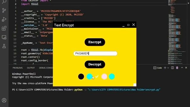 How to Make Text Encrypt App in Python Tkinter смотреть онлайн