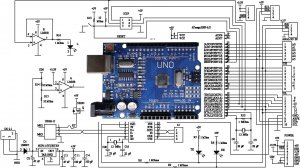 Принципиальная схема платы Arduino UNO R3 (Мощевикин А.П.)