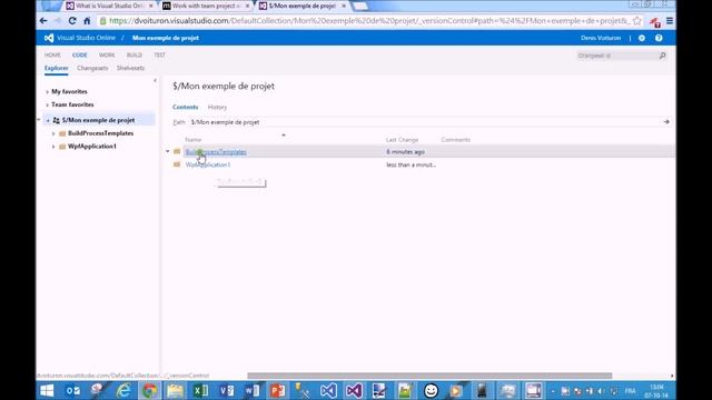 Introduction à Team Foundation Server Online смотреть онлайн