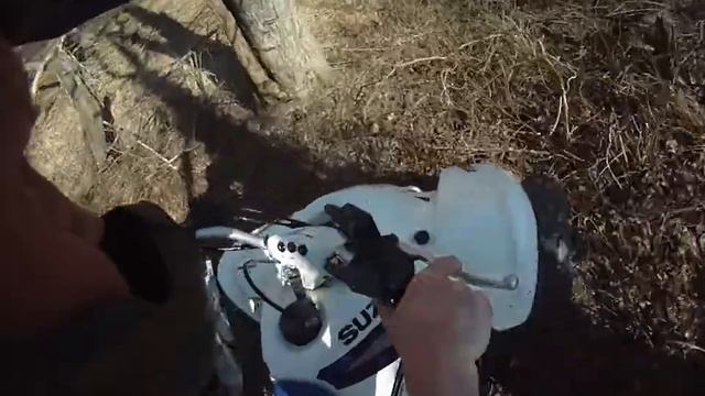 Suzuki Z400 trail blazing with GoPro HD смотреть онлайн