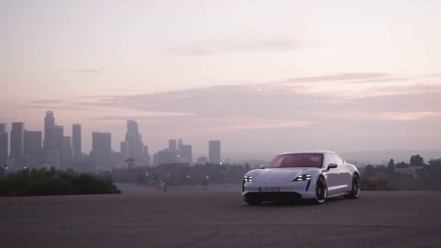 The New Porsche Taycan 4S Design In Carrara White