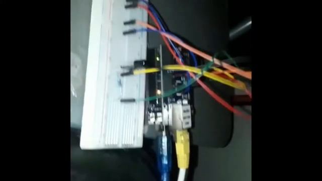 Arduino Uno + Blynk IOS + Ethernet shield смотреть онлайн