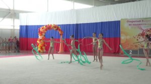 Групповое выступление гимнасток ШОР 74