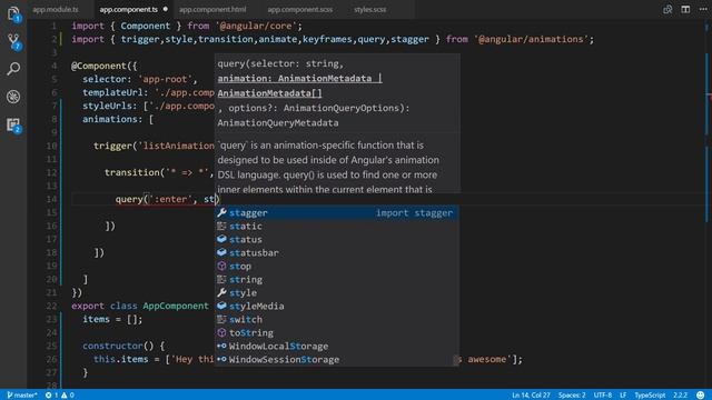 Angular Stagger Animations Tutorial (4.2+) смотреть онлайн