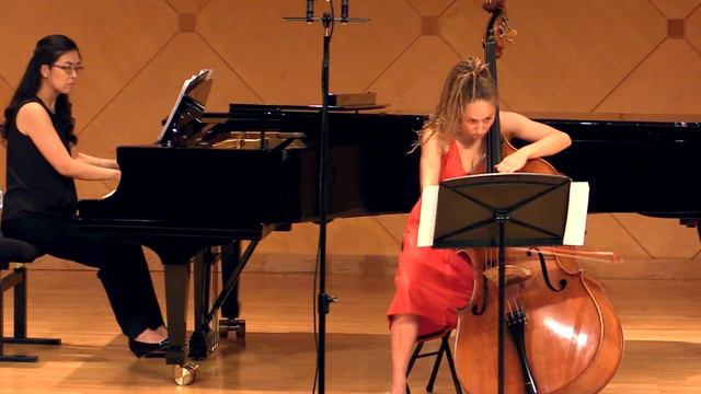 Kelsey Mines Double Bass - Variations for One String, Paganini смотреть онлайн