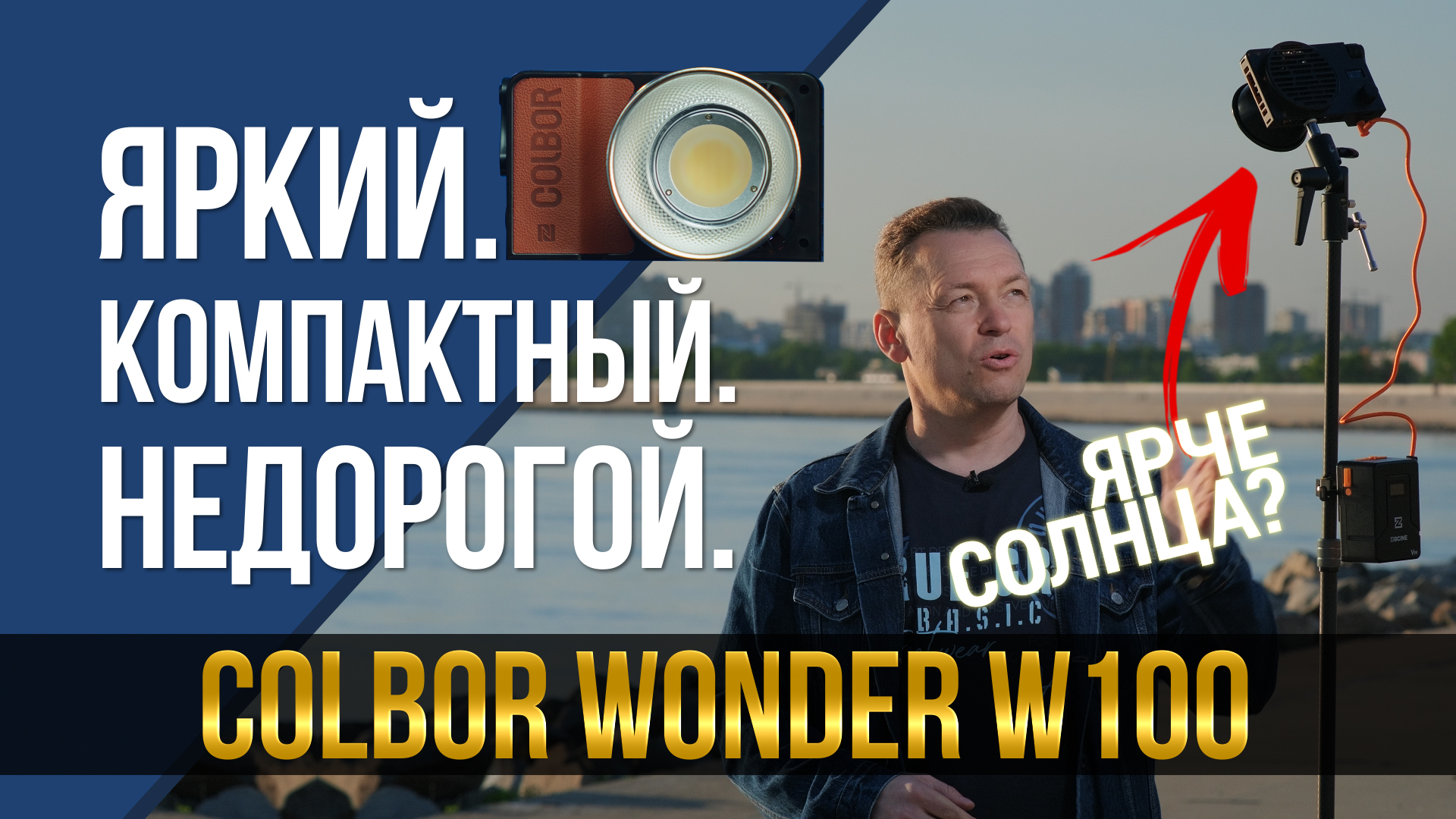 Яркий. Компактный. Недорогой. Обзор Colbor W100. смотреть онлайн