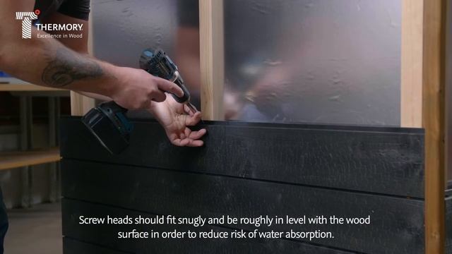 Установка термодоски Ignite by Thermory C15 profile