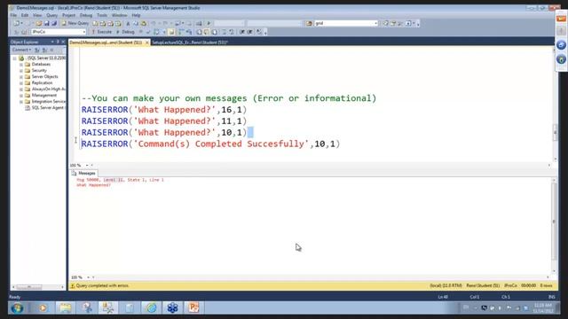 SQL Server 2012: Error Handling By Rick Morelan смотреть онлайн