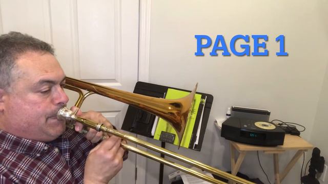 BLUES (from Total Trombone by Michael Davis) for trombone смотреть онлайн