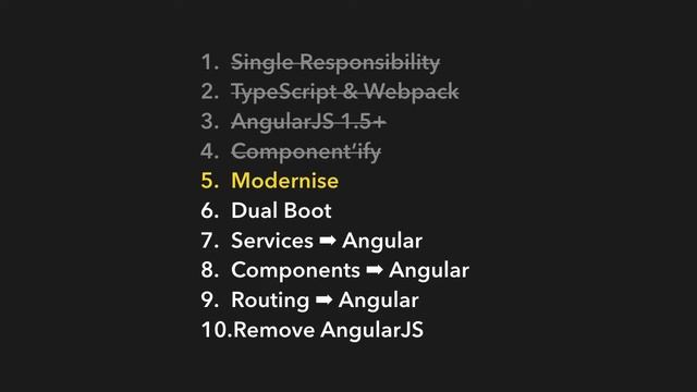 EP 1.3 - AngularJS Migration / Overview / The Plan смотреть онлайн