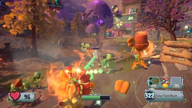 Toxic Flowers | Peashooter with Sunflower Weapons | Garden Warfare 2 смотреть онлайн