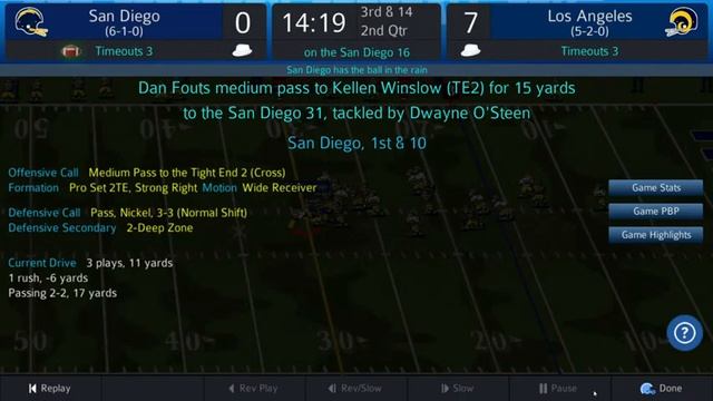 Pro Strategy Football 2022 - 1979 Week 8 Chargers 6-1 vs Rams 5-2 Featured PC vs PC Game смотреть онлайн