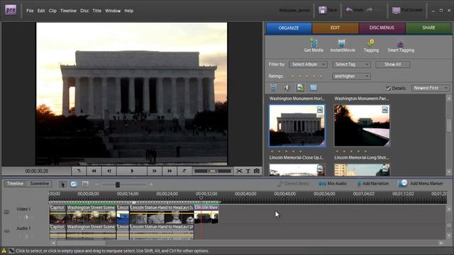 Adobe Premiere Elements 7 ch4: Using Still Images as Clips смотреть онлайн
