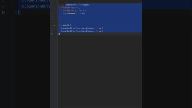 Kotlin - companion object programming concepts смотреть онлайн