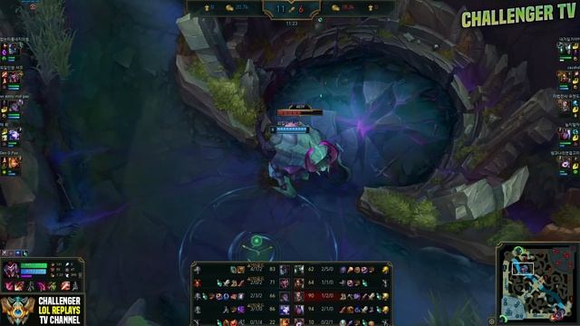 KOREAN CHALLENGER PLAYS SHACO WITH NEW BUFFS! - Korean Challenger Plays Shaco JUNGLE vs Nidalee! | смотреть онлайн